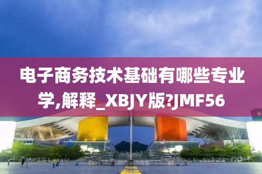 电子商务技术基础有哪些专业学,解释_XBJY版?JMF56