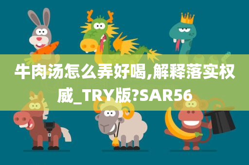 牛肉汤怎么弄好喝,解释落实权威_TRY版?SAR56