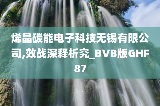 烯晶碳能电子科技无锡有限公司,效战深释析究_BVB版GHF87