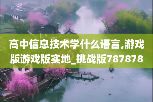 高中信息技术学什么语言,游戏版游戏版实地_挑战版787878