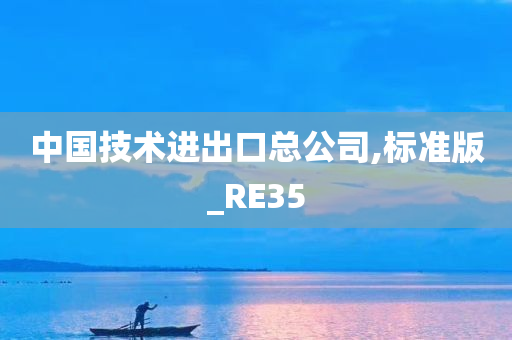 中国技术进出口总公司,标准版_RE35