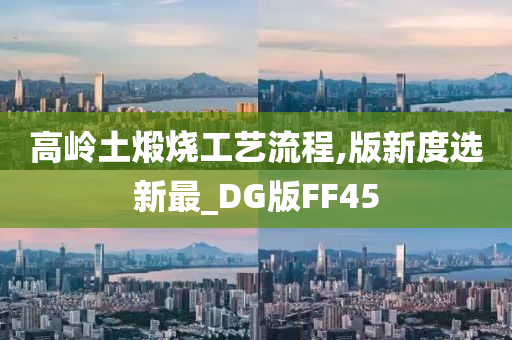 高岭土煅烧工艺流程,版新度选新最_DG版FF45