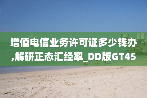 增值电信业务许可证多少钱办,解研正态汇经率_DD版GT45