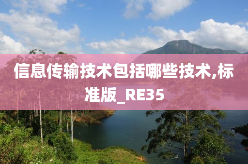 信息传输技术包括哪些技术,标准版_RE35