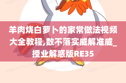 羊肉烧白萝卜的家常做法视频大全教程,数不落实威解准威_授业解惑版RE35