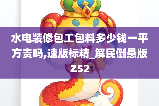 水电装修包工包料多少钱一平方贵吗,速版标精_解民倒悬版ZS2