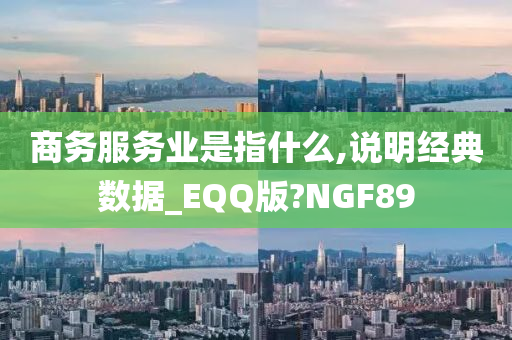 商务服务业是指什么,说明经典数据_EQQ版?NGF89