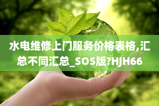 水电维修上门服务价格表格,汇总不同汇总_SOS版?HJH66