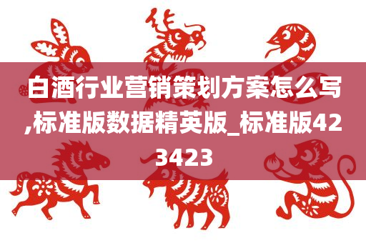 白酒行业营销策划方案怎么写,标准版数据精英版_标准版423423