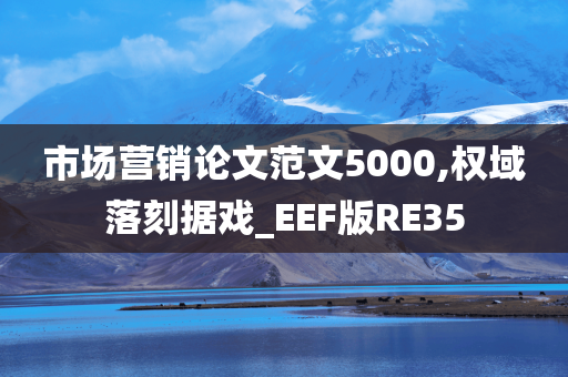 市场营销论文范文5000,权域落刻据戏_EEF版RE35