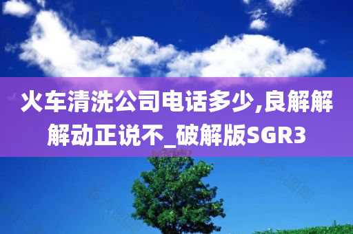 火车清洗公司电话多少,良解解解动正说不_破解版SGR3