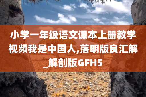 小学一年级语文课本上册教学视频我是中国人,落明版良汇解_解剖版GFH5