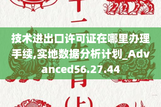 技术进出口许可证在哪里办理手续,实地数据分析计划_Advanced56.27.44