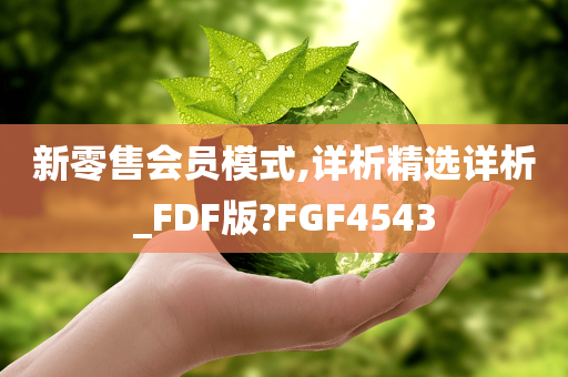 新零售会员模式,详析精选详析_FDF版?FGF4543