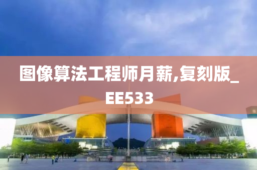 图像算法工程师月薪,复刻版_EE533