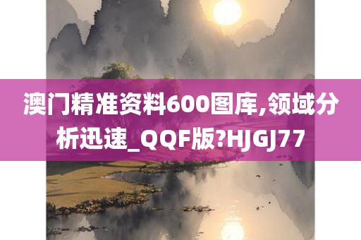 澳门精准资料600图库,领域分析迅速_QQF版?HJGJ77