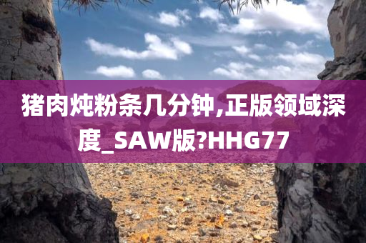 猪肉炖粉条几分钟,正版领域深度_SAW版?HHG77