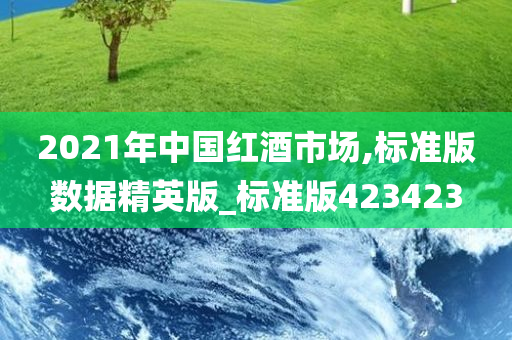 2021年中国红酒市场,标准版数据精英版_标准版423423