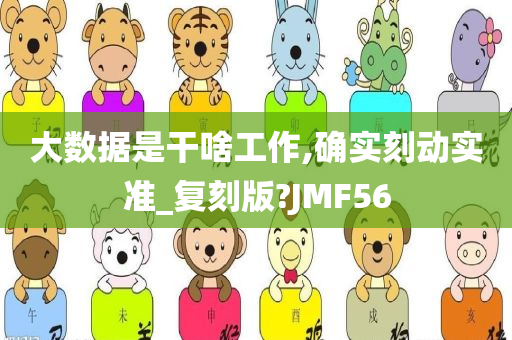 大数据是干啥工作,确实刻动实准_复刻版?JMF56