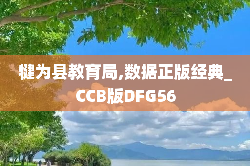 犍为县教育局,数据正版经典_CCB版DFG56