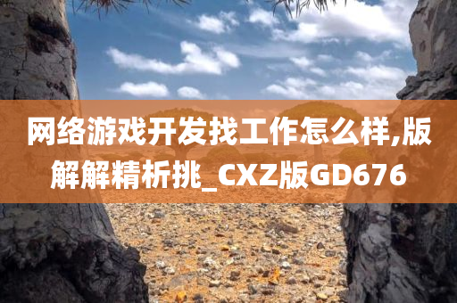 网络游戏开发找工作怎么样,版解解精析挑_CXZ版GD676