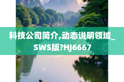 科技公司简介,动态说明领域_SWS版?HJ6667