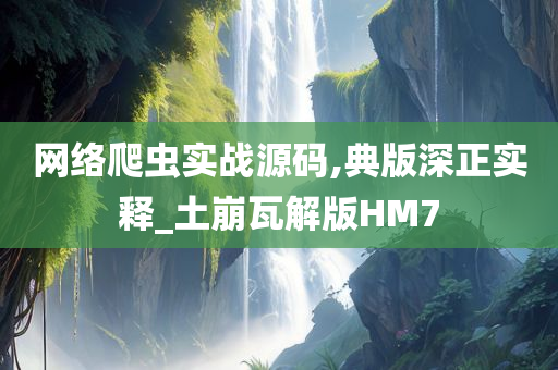 网络爬虫实战源码,典版深正实释_土崩瓦解版HM7