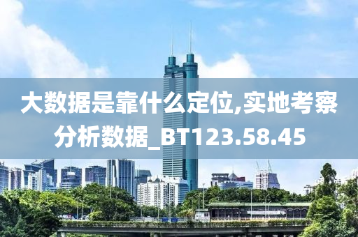 大数据是靠什么定位,实地考察分析数据_BT123.58.45