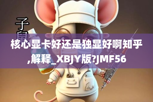 核心显卡好还是独显好啊知乎,解释_XBJY版?JMF56