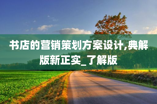 书店的营销策划方案设计,典解版新正实_了解版