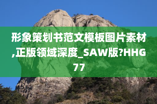 形象策划书范文模板图片素材,正版领域深度_SAW版?HHG77