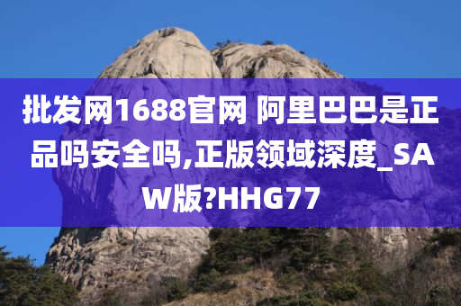 批发网1688官网 阿里巴巴是正品吗安全吗,正版领域深度_SAW版?HHG77