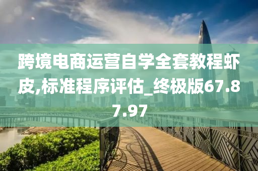 跨境电商运营自学全套教程虾皮,标准程序评估_终极版67.87.97