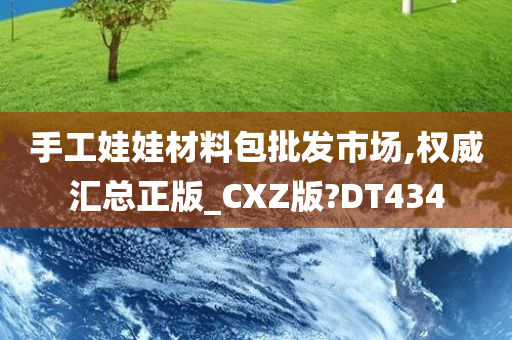 手工娃娃材料包批发市场,权威汇总正版_CXZ版?DT434