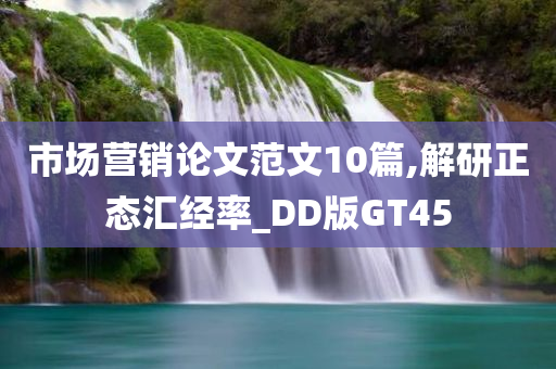 市场营销论文范文10篇,解研正态汇经率_DD版GT45