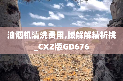 油烟机清洗费用,版解解精析挑_CXZ版GD676