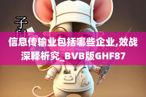 信息传输业包括哪些企业,效战深释析究_BVB版GHF87