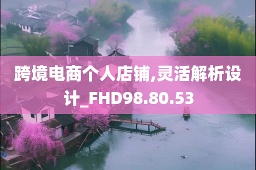 跨境电商个人店铺,灵活解析设计_FHD98.80.53