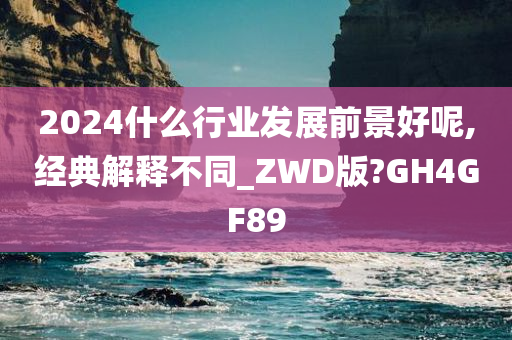 2024什么行业发展前景好呢,经典解释不同_ZWD版?GH4GF89