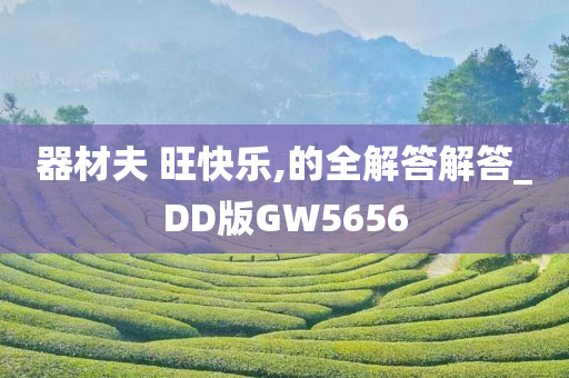 器材夫 旺快乐,的全解答解答_DD版GW5656