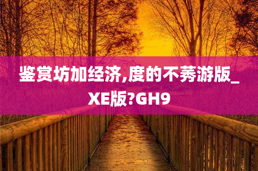 鉴赏坊加经济,度的不莠游版_XE版?GH9