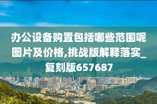 办公设备购置包括哪些范围呢图片及价格,挑战版解释落实_复刻版657687