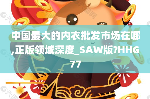 中国最大的内衣批发市场在哪,正版领域深度_SAW版?HHG77