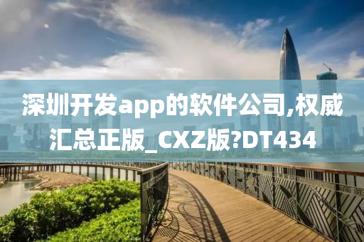 深圳开发app的软件公司,权威汇总正版_CXZ版?DT434