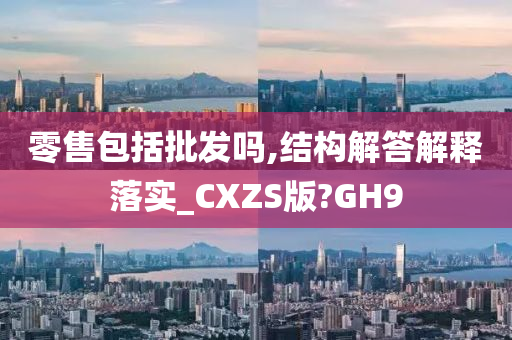 零售包括批发吗,结构解答解释落实_CXZS版?GH9