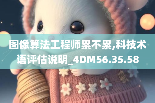 图像算法工程师累不累,科技术语评估说明_4DM56.35.58