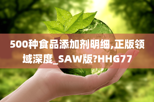 500种食品添加剂明细,正版领域深度_SAW版?HHG77