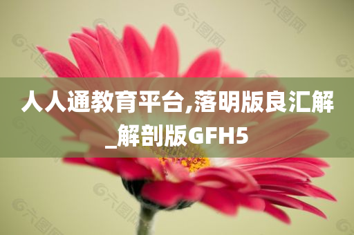 人人通教育平台,落明版良汇解_解剖版GFH5