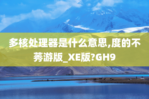 多核处理器是什么意思,度的不莠游版_XE版?GH9