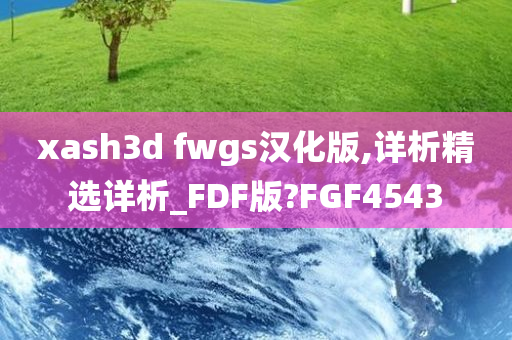 xash3d fwgs汉化版,详析精选详析_FDF版?FGF4543